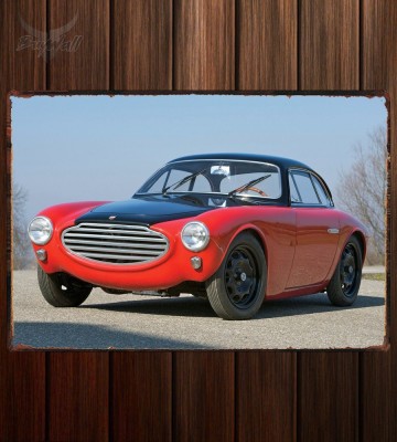 Металлическая табличка Moretti 750 Gran Sport Berlinetta by Michelotti